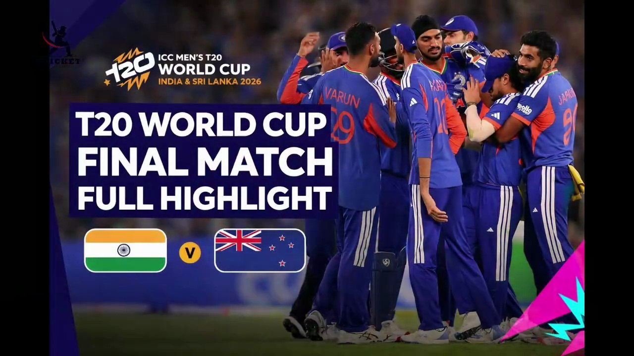 India vs New Zealand | Final Match  Full Highlights | ICC Men's T20 World Cup 2026 | Full Match Highlights HD