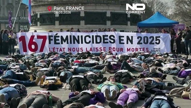 Giornata internazionale della donna, manifestazioni a Parigi e Madrid