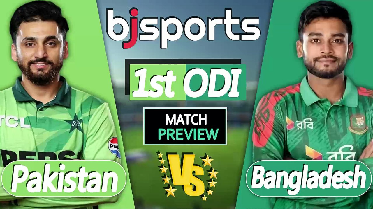 Bangladesh vs Pakistan  2026 | BAN vs PAK 1st ODI Match Preview |