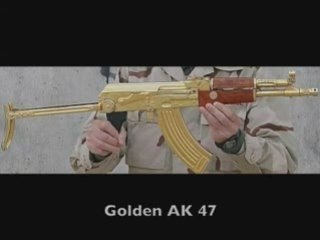 deagle, ak47, mp5 et plus, que du plaqué or.