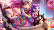 دخلنا مدينة من الحلوى! 🍭🍫😱