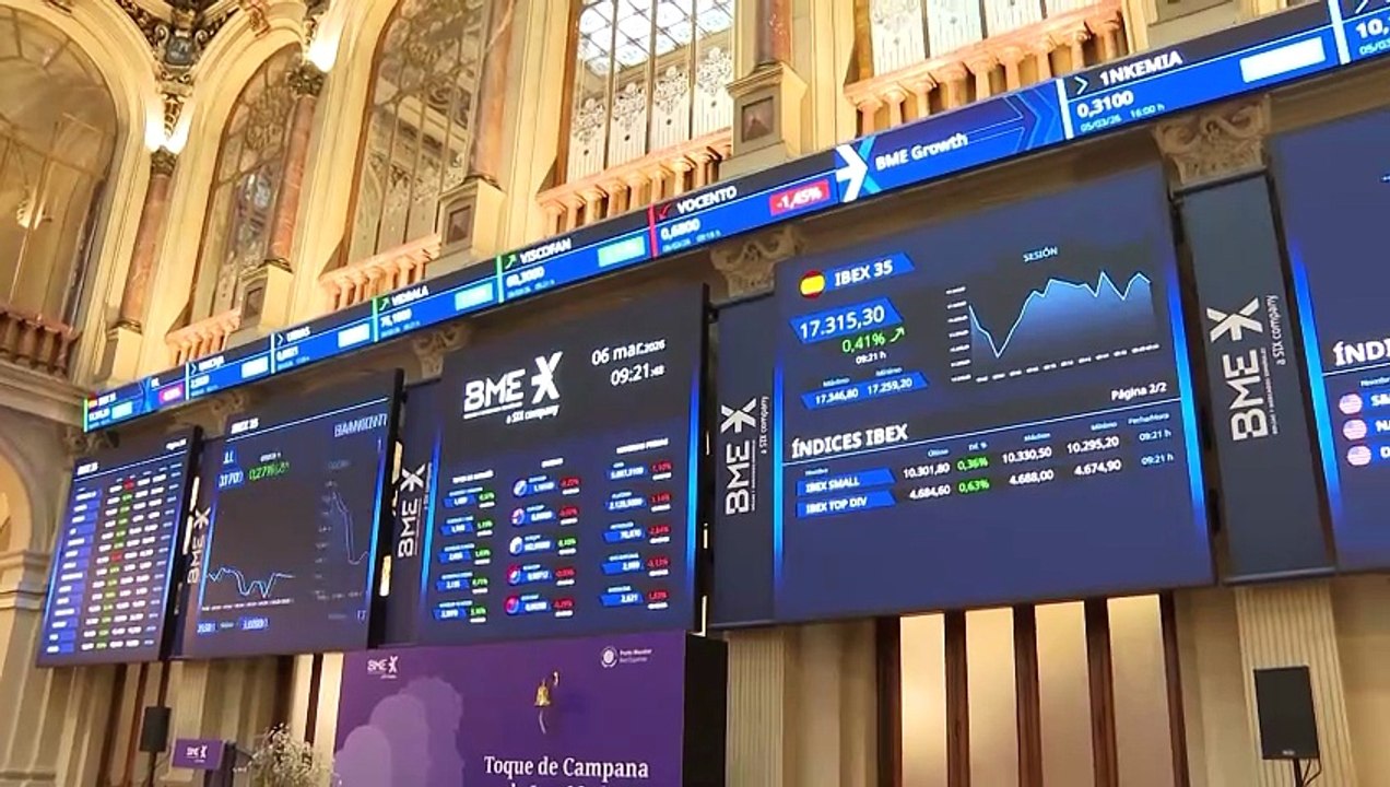 Ibex 35 se hunde más de un 3% en la apertura con el crudo y el gas disparados