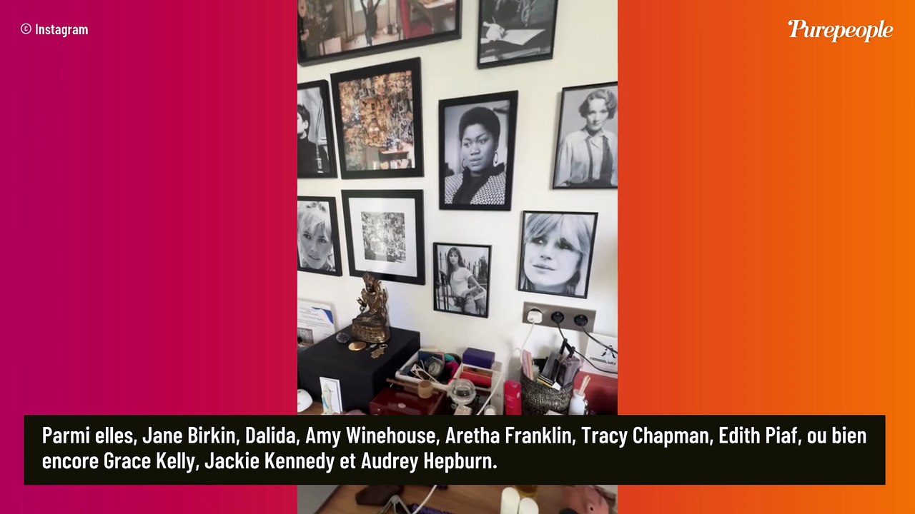 Carla Bruni nous ouvre les portes d’une pièce unique de sa maison, située dans la Villa Montmorency à Paris