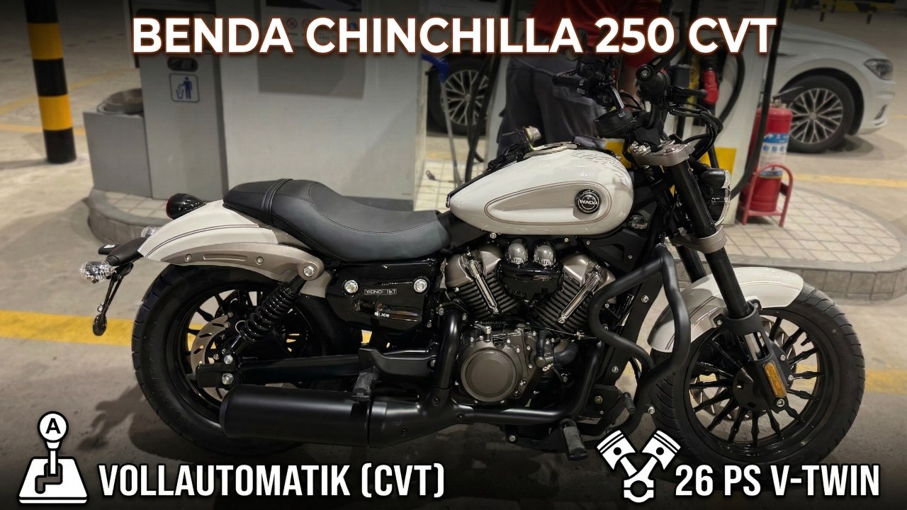 2026 Benda Chinchilla 250 CVT – Bobber-Style trifft modernes Automatik-Getriebe