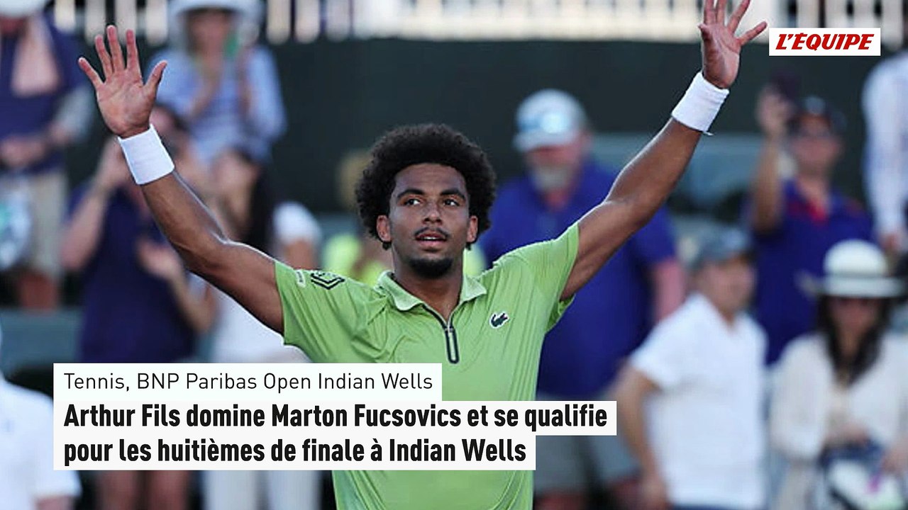 Arthur Fils : « En coup droit, ça commence à taper assez fort » - Tennis - BNP Paribas Open d'Indian Wells