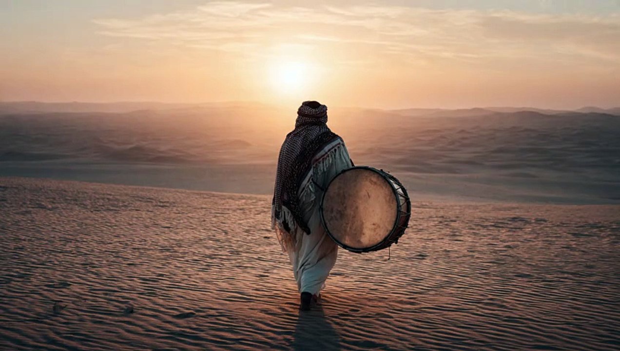 Arabian Desert Night 🏜️ Relaxing Oud & Ney Flute Music | Deep Calm, Meditation & Sleep