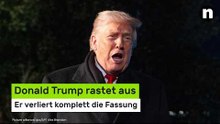 Donald Trump rastet aus: Er verliert komplett die Fassung - "Was für eine dumme Frage"