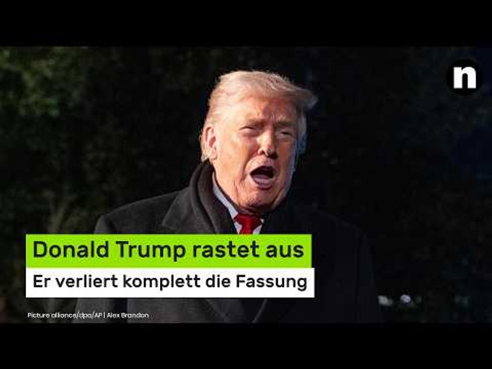 Donald Trump rastet aus: Er verliert komplett die Fassung - "Was für eine dumme Frage"