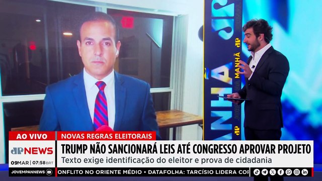 Trump diz que não sancionará outras leis até Congresso aprovar projeto sobre regras eleitorais