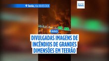 Ataques contra petrolíferas provocam incêndios de grandes dimensões em Teerão