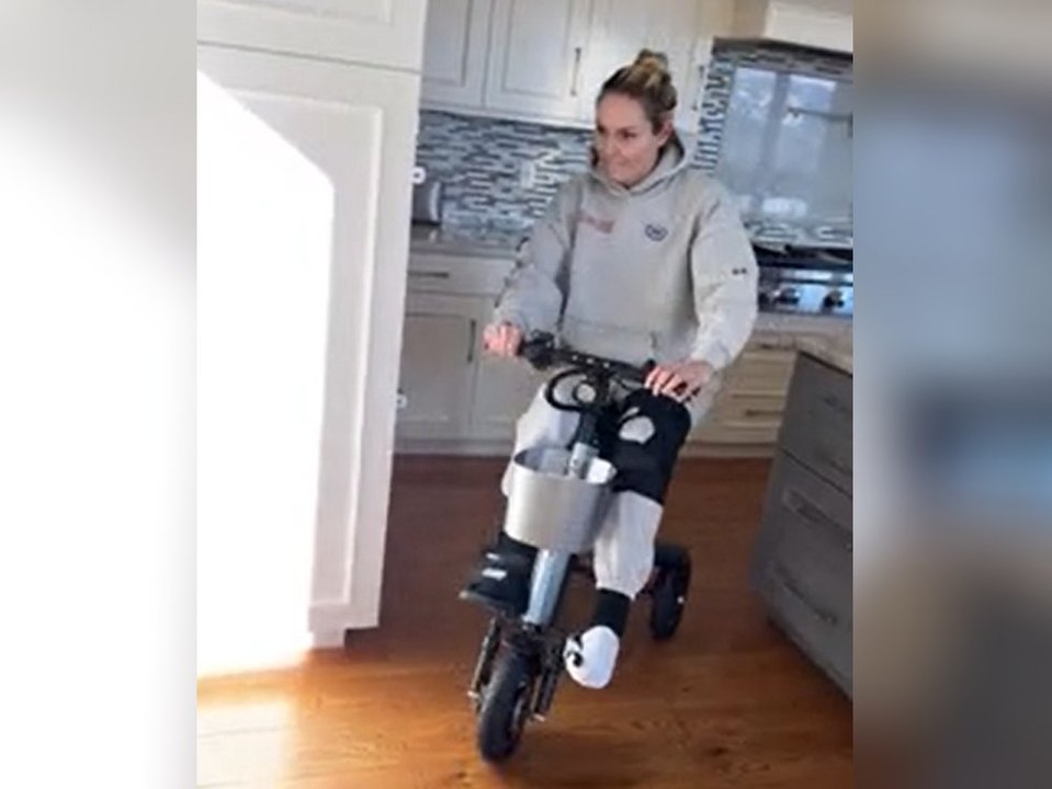 Rollstuhl adé: Skistar Lindsey Vonn präsentiert neues Gefährt