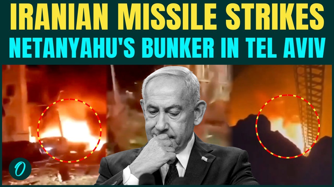 Iranian Missile HITS ‘Netanyahu’s Bunker’ | Iranian Missiles POUND Tel Aviv, Mega Shelter Destroyed