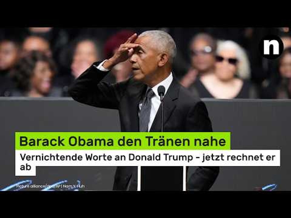 Barack Obama den Tränen nahe: Vernichtende Worte an Donald Trump - jetzt rechnet er ab