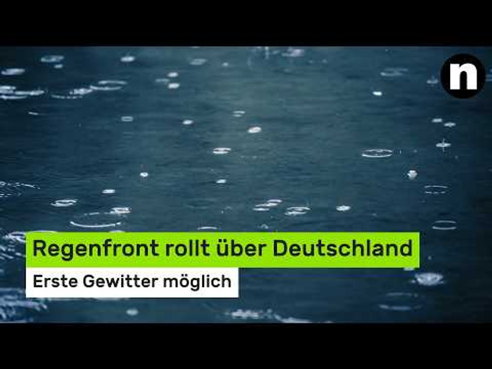 Frühling kippt: Regenfront rollt über Deutschland - erste Gewitter möglich