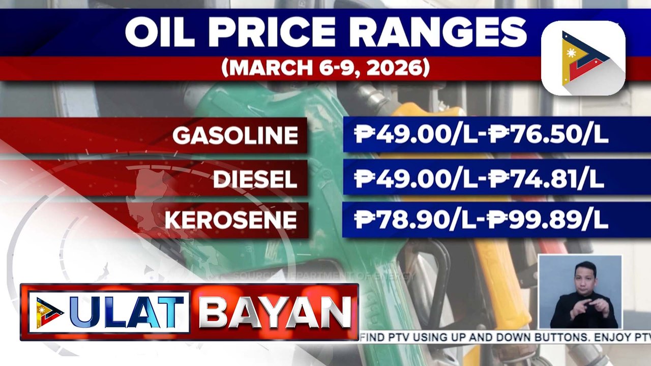 Double-digit na taas-presyo sa mga produktong petrolyo ngayong linggo, uutay-utayin ayon sa DOE