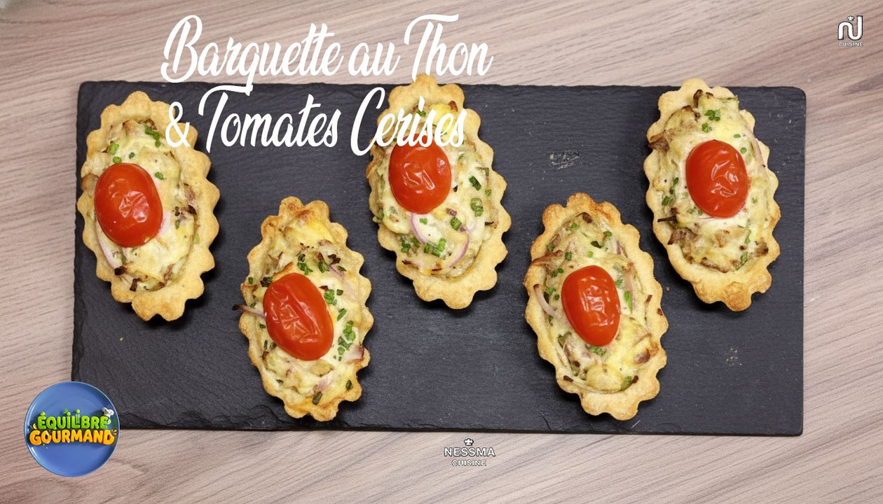 Barquette au Thon & Tomates Cerises  Recette Healthy Simple et Gourmande - Équilibre Gourmand- EP04