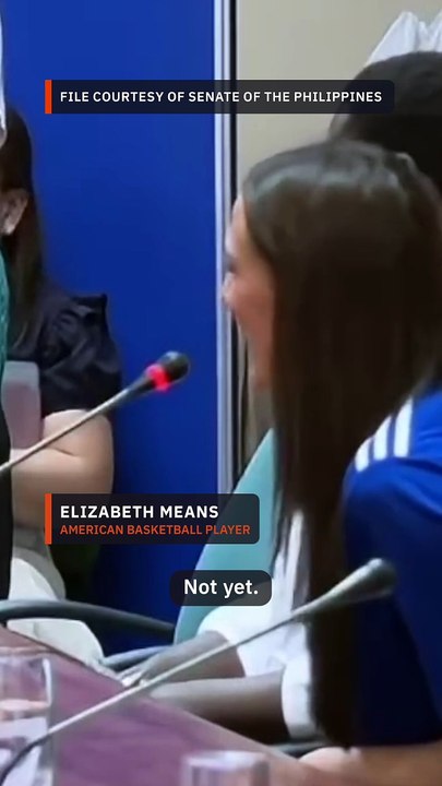 Senator Jinggoy Estrada asks an athlete if she has a Filipino boyfriend. The internet is not amused.