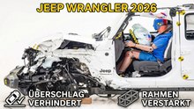 Jeep Wrangler 2026 zeigt Fortschritt im IIHS Crashtest