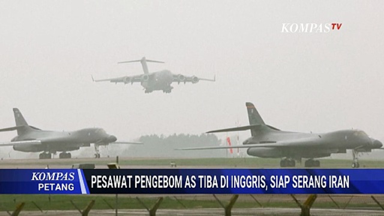 Tiga Pesawat Pengebom B-1 AS Tiba di Inggris, Sinyal Serangan Jarak Jauh ke Iran?