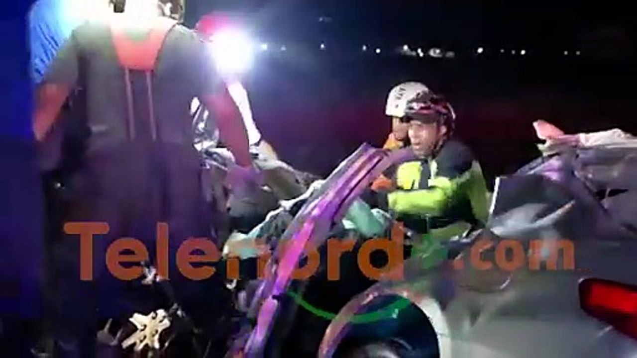 Cuatro muertos y un menor herido en trágico accidente en la autopista Duarte