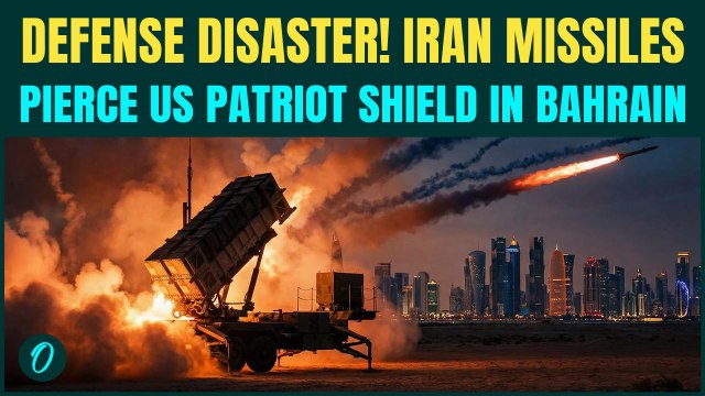 Iran Missiles & Drones ATTACK U.S. Base in Bahrain; U.S. Interceptor FAILS | Crashes into Building