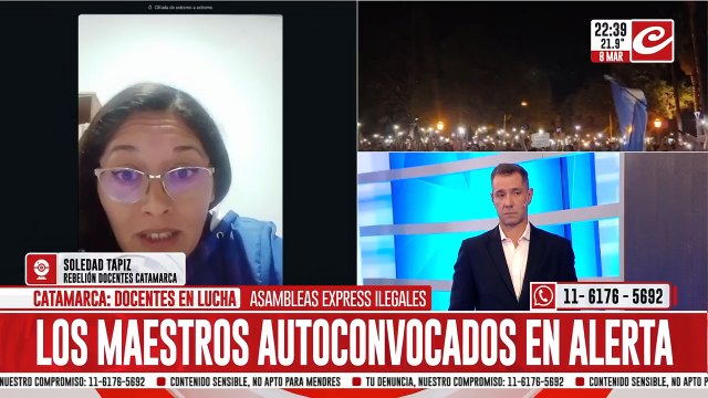 Sancionaron a los docentes que pararon: habla una maestra