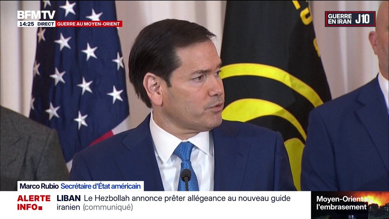 Guerre au Moyen-Orient: Marco Rubio promet que les États-Unis vont "atteindre tous leurs objectifs avec une force écrasante"