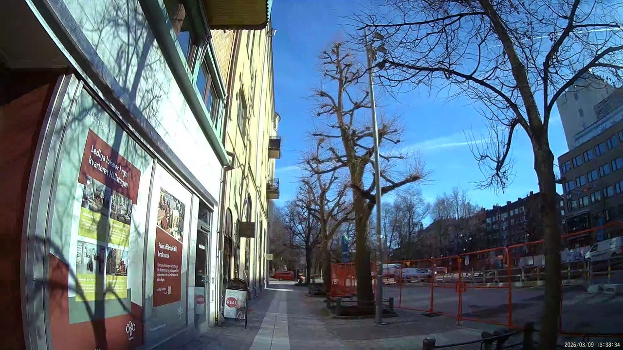 Promenad i Örebro. 9 Mars 2026