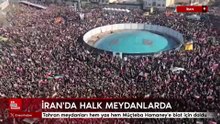 İran meydanları hem yas hem Müçteba Hamaney'e biat için doldu