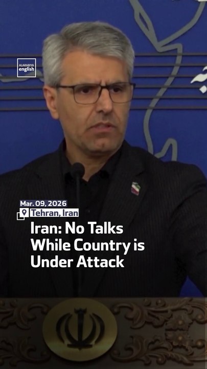 Iran: No Talks While Country is Under Attack