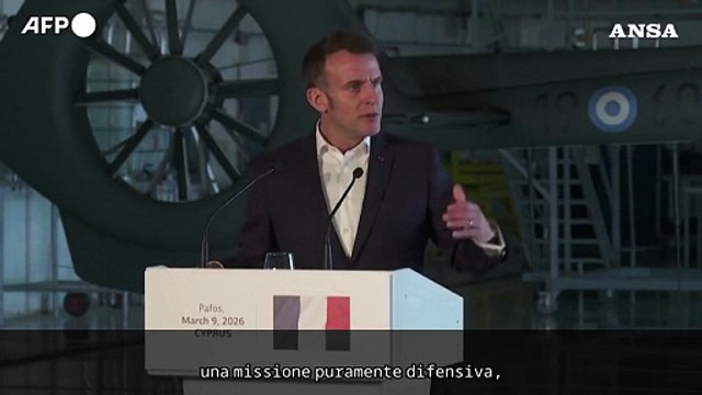 Iran, Macron: Prepariamo missione difensiva per riaprire lo stretto di Hormuz