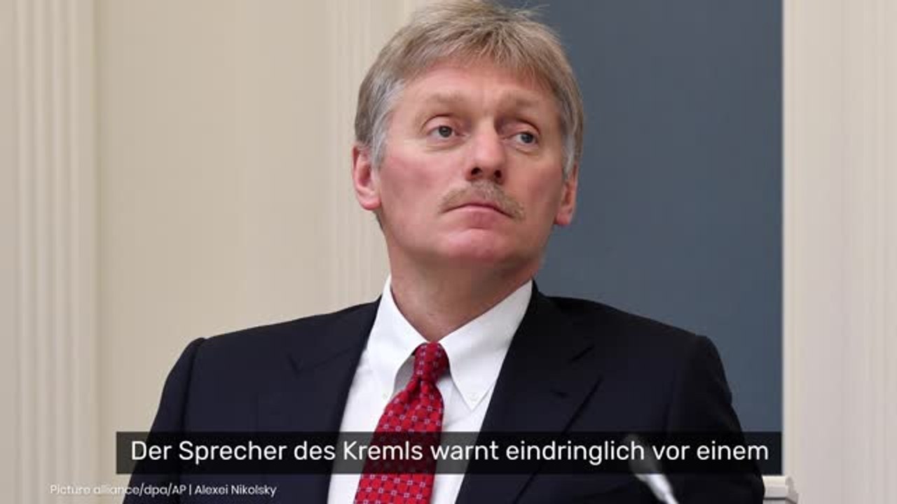Dmitri Peskow schlägt Alarm: Putin-Sprecher warnt vor 'Weltuntergang'