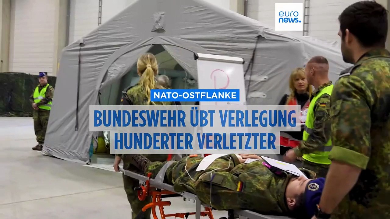 Kriegsszenario Baltikum: Deutschland übt Evakuierung Tausender NATO-Verwundeter