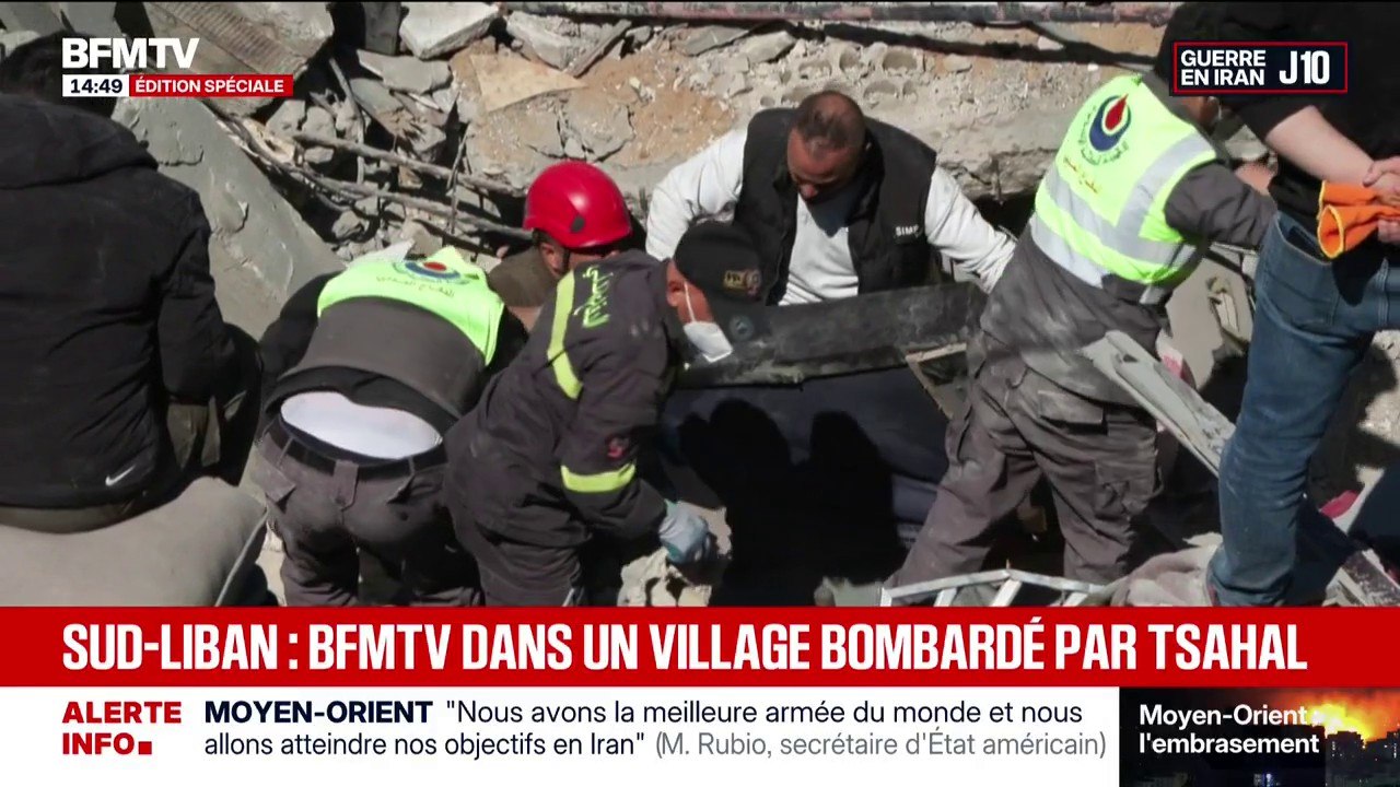 Guerre au Moyen-Orient: au cœur d'un village libanais frappé par Israël