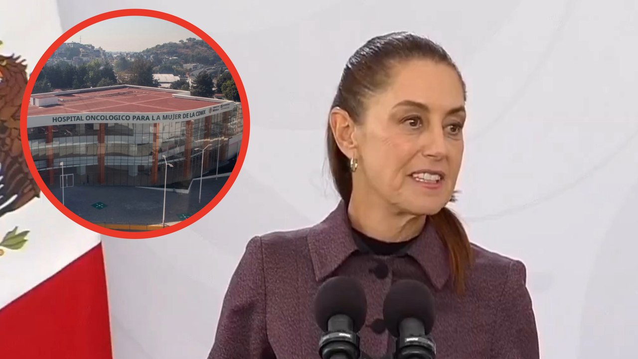 Claudia Sheinbaum inicia mañanera desde el Hospital Oncológico para la Mujer, La Pastora, que hoy será inaugurado