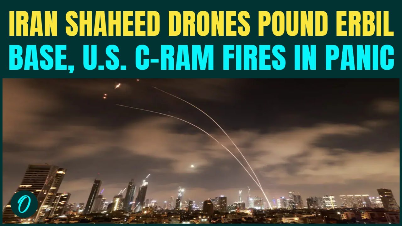 Iran Drone ATTACKS U.S. Base in Erbil; Interceptor C-RAM SHATTERS in the Sky | Iran War