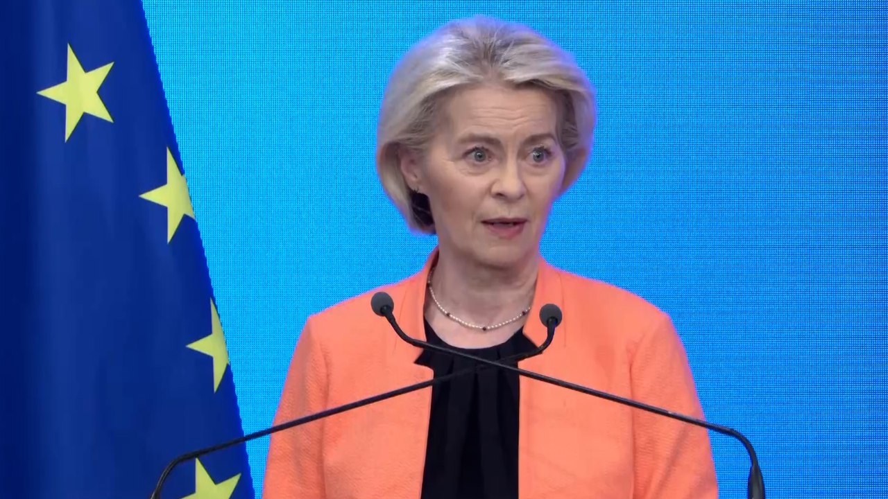 Von der Leyen: "No debería derramarse ni una lágrima por el régimen iraní"