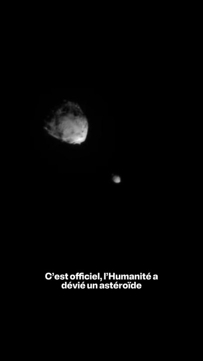 OFFICIEL : L’Humanité a dévié un astéroïde !