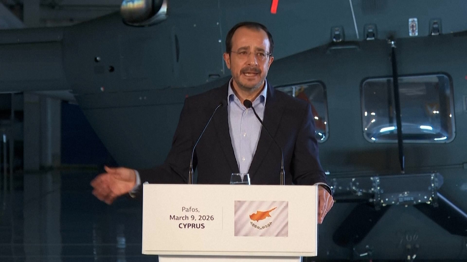 Presidente de Chipre: "Grecia, Francia, Espa�a e Italia demuestran con determinaci�n lo que significa en la pr�ctica la solidaridad europea. Con su ayuda decisiva, contribuyen de manera significativa a la estabilidad y la seguridad de todo el Mediterr�neo oriental, enviando un mensaje significativo sobre el potencial de Europa y el camino que debe seguir, teniendo en cuenta las realidades geopol�ticas actuales"