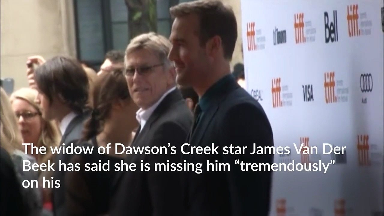James Van Der Beek’s wife shares tribute on first birthday since his death