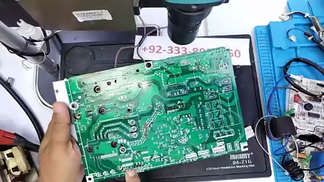 PEL Dc inverter ac F1 F7 F9 error outdoor pcb Dc inverter ac pcb graphic designing diagram course