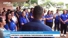 Orientadores sociais pedem rescisão de contrato com empresa terceirizada em Cascavel