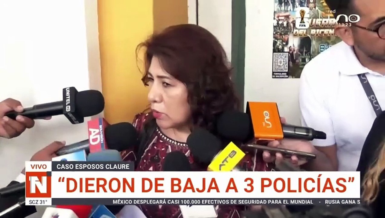 dieron debaja a 3 policias