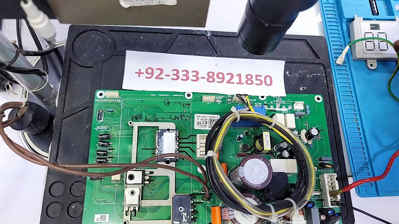 Haier Dc inverter ac E7 error code outdoor pcb Dc inverter ac pcb training center Babar Electronics