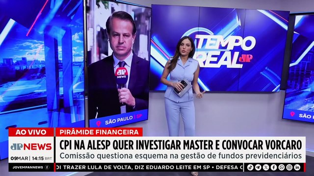 Alesp quer investigar Banco Master e convocar Daniel Vorcaro para depoimento | TEMPO REAL