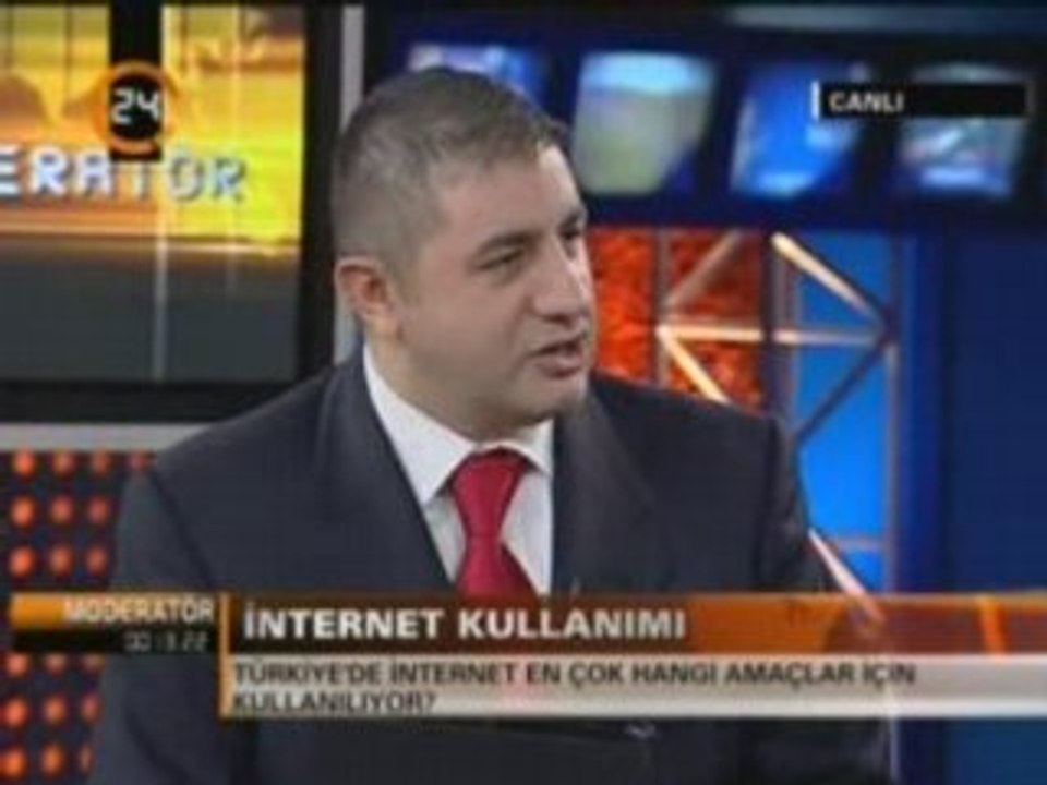Atif Unaldi @ Haber24 TV - Internet 15. yasini kutluyor 1/2