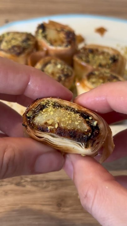 Roulé crousti chèvre-miel 🍯