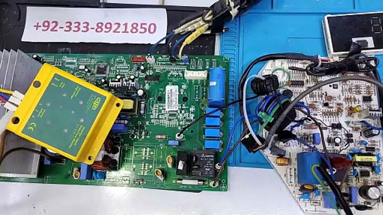 #1125 Kenwood Dc inverter ac F1 error outdoor pcb compressor start hoty hi F1 aata hai Babar Electronics