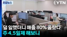 덜 일했더니 매출 80% 올랐다...주 4.5일제 해보니 / YTN