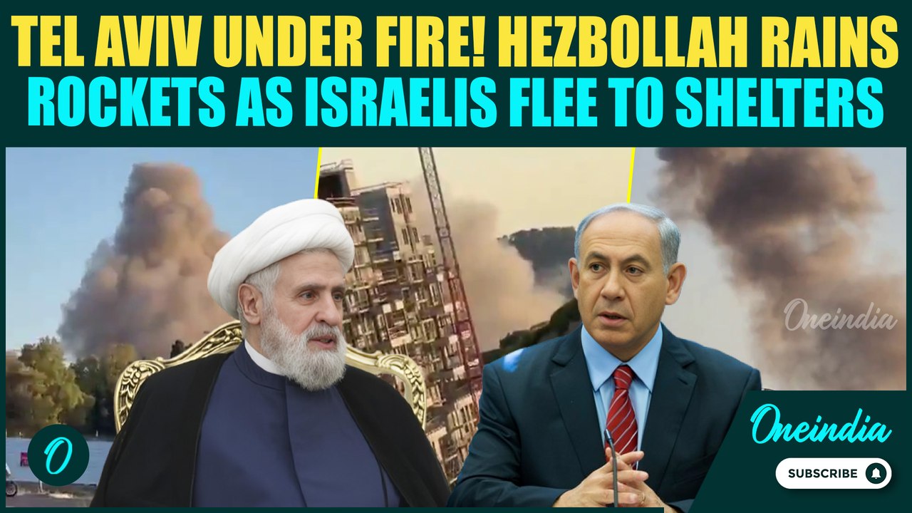 Hezbollah BOMBS Tel Aviv BREAKING- Israelis RUN IN PANIC as Iran Proxy RAINS Rockets| US Iran War